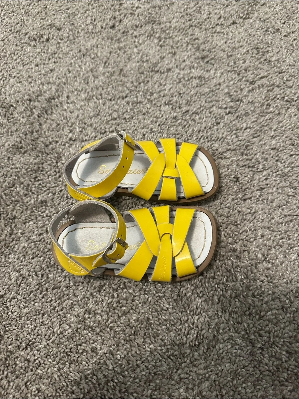 Salt Water Yellow Sandals